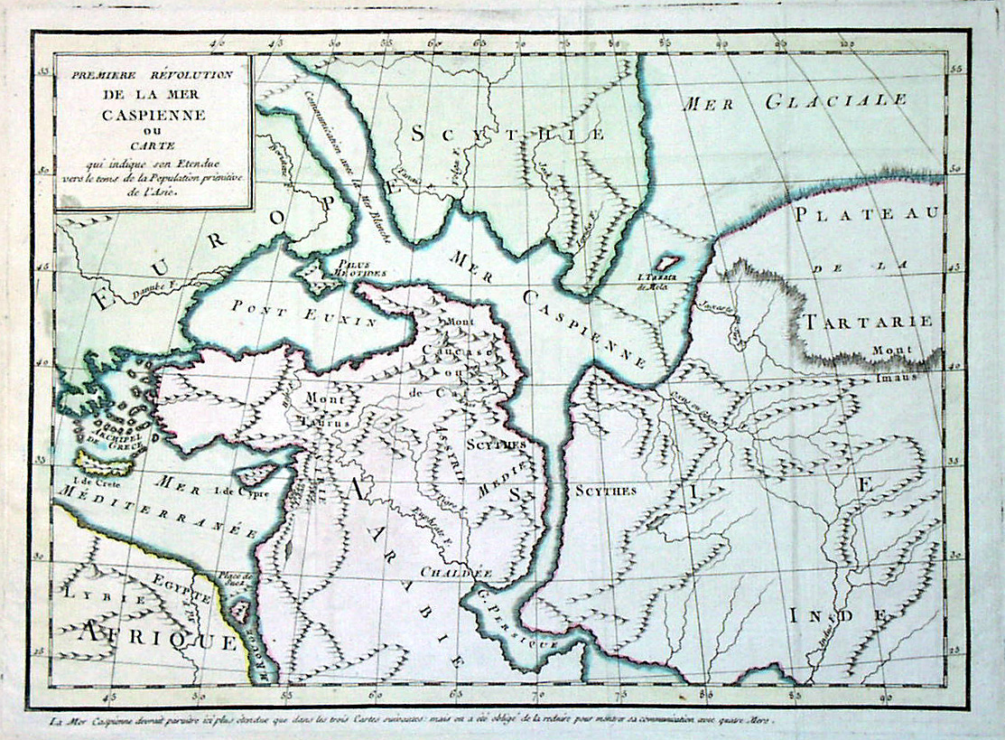 Карта старый каспий